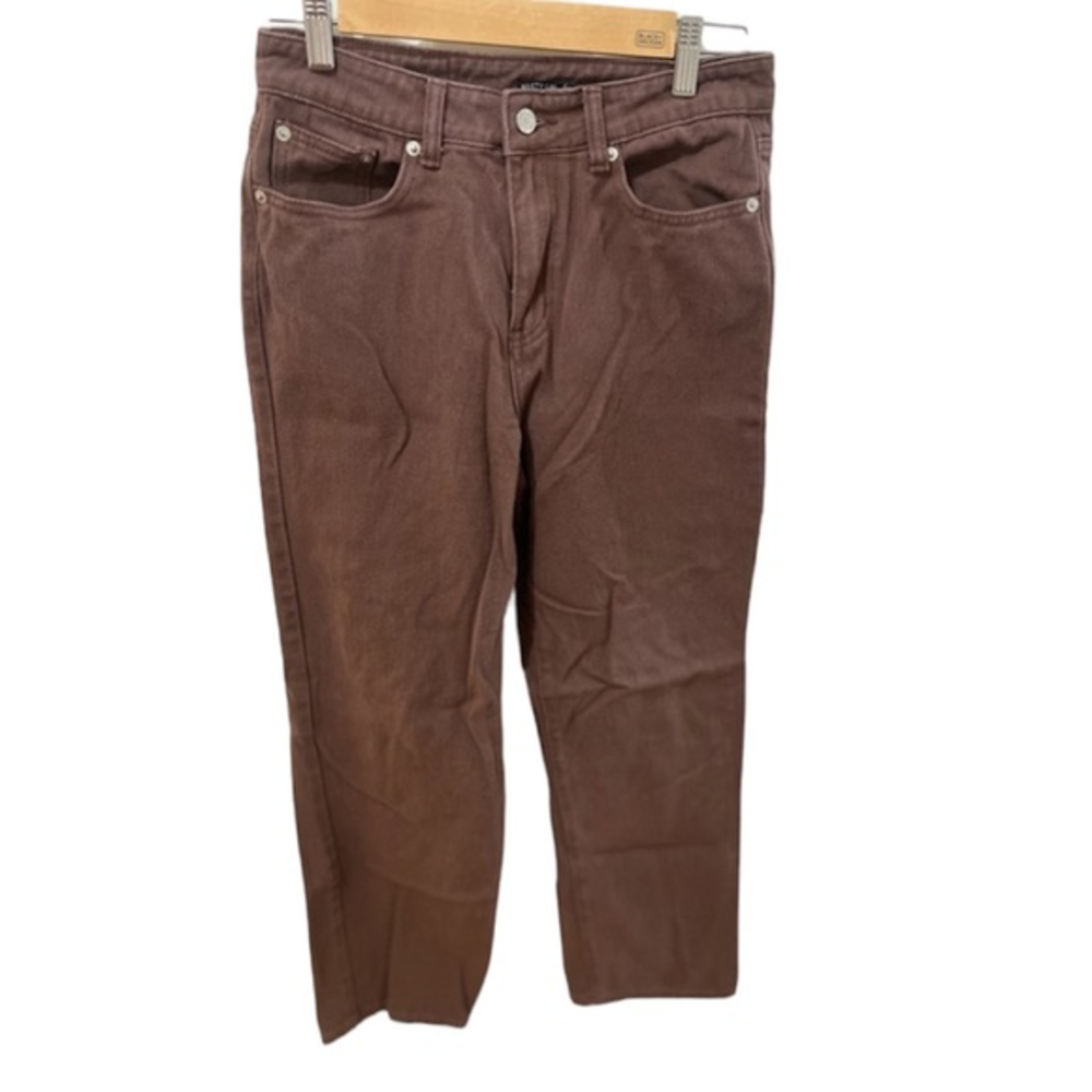 90s straight denim jeans- Nasty Gal- Brown-‎ Women’s